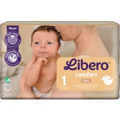 Libero Comfort koko 1, 2-5 kg 43 kpl teippivaippa