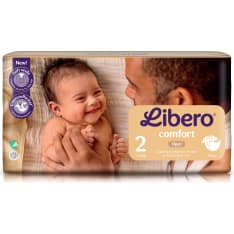 Libero Comfort koko 2, 3-6 kg 47 kpl teippivaippa