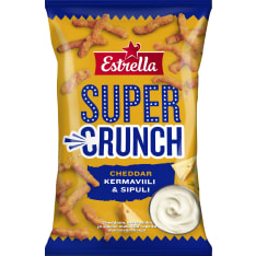 Estrella Super Crunch Kermaviili & Sipuli 175 g maissisnacks