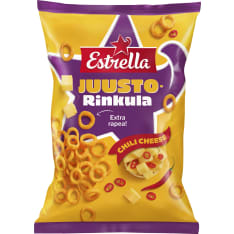 Estrella Juustorinkula Chili Cheese 200 g juustosnacks
