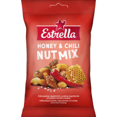 Estrella Honey & Chili Nut mix 140 g pähkinäsekoitus