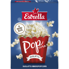 Estrella Micropopcorn 3-pack salted 240g