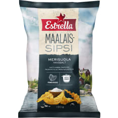 Estrella Maalaissipsi Merisuola 180g