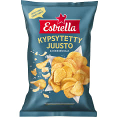 Estrella Kypsytetty Juusto & Merisuola 275 g sipsi