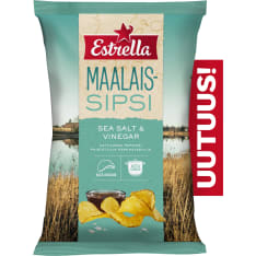 Estrella Sea Salt & Vinegar 180 g maalaissipsi