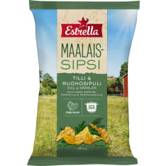 Estrella Tilli & Ruohosipuli 180 g maalaissipsi