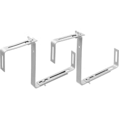 The white support irons of the Orthex terrace box