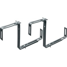 The white support irons of the Orthex terrace box