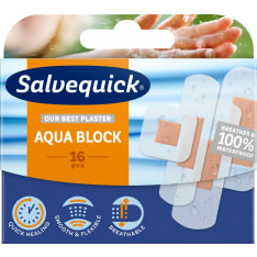 Salvequick Aqua Block 16 kpl laastari