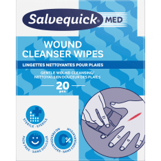 SalvequickMED Wound Cleanser Wipes 20 kpl steriili haavojen puhdistuspyyhe
