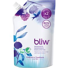Bliw Metsämarja 600 ml täyttöpussi nestesaippua