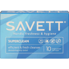 Savett Superclean 10 kpl kosteuspyyhe