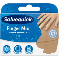 Salvequick Finger Mix 18 kpl laastari