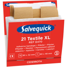 Salvequick 6x21 kpl iso kangaslaastari
