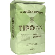 Ramlösa Kvarn Tipo00 2kg kevätvehnäjauho