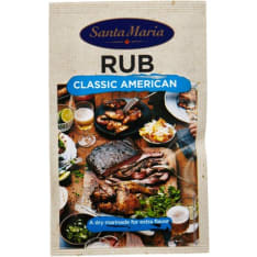 Santa Maria BBQ Rub Classic American 22g kuiva marinointiseos