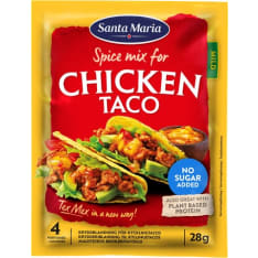 Santa Maria TexMex Chicken Taco 28g tacomausteseos