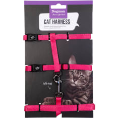 Dogman Findus cat harness set