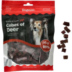 Dogman 300g Deer cubes