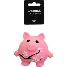 Dogman Latex pig pink dog toy