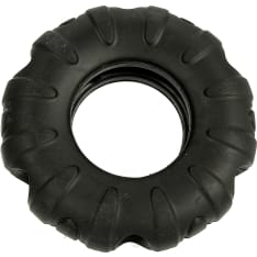 Dogman rough 11cm musta koiran lelurengas