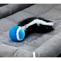 Dogman ball toy with tail