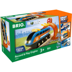 BRIO Smart Tech äänittävä juna ja tunneli