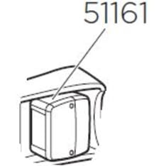 Thule TH 51161 PP-telineen  V/O, TH 9502/9503 täydellinen takavalo