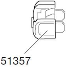 Thule TH 51357  SlideBar -putkiin, sisempi osa päätytulppa