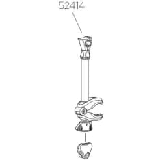 Thule TH 52414 EasyFold telineisiin ilman lukkoa runkopidin