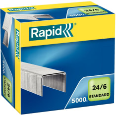 Rapid Standars Staples 5M G 24/6mm rivet