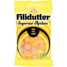 Konfekta Filidutter Appelsin Sura 65 g karkkipussi