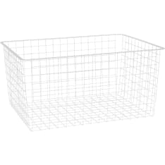 Elfa 60x40 white wire basket