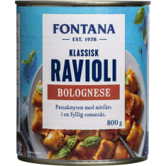 800g ravioli in Fontana Bolognaise sauce