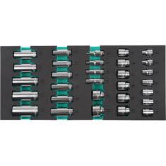 Kamasa-Tools K26058 3/8" 8-22mm mm lyhyet ja pitkät hylsyt