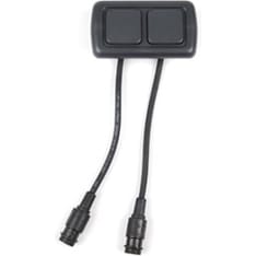 Calix CX 1900093 upotettu kaksoispistorasia 230V harmaa