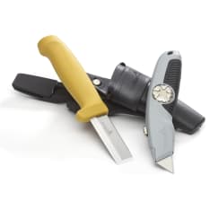 Hultafors STK & URA double sheath chisel knife and utility knife