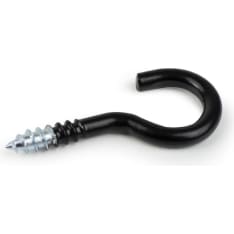 Habo 11 musta 60 mm  5kpl kattokoukku