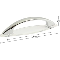 Habo Felicia cc 86 mm 2 kpl kromi vedin