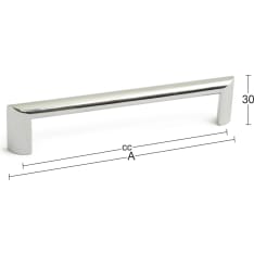 Habo Nova cc 96 mm 2 kpl kromi vedin