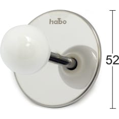 Habo Pearl valkoinen koukku