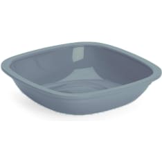Nordiskaplast gray large deep plastic plate