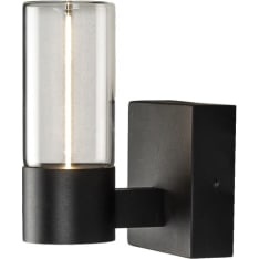 Konstsmide Edison musta kirkas lasi seinävalaisin