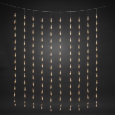 Konstsmide 4051-103 IP44 140x120cm 140LED lämminvalkoinen pisara valoverho