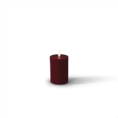 Konstsmide 1847-550 8x11,5cm punainen led vahakynttilä