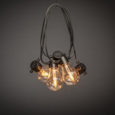 Konstsmide 2391-800 10 led ulkovalosarja pyöreällä johdolla