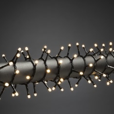 Konstsmide 3867-130 IP44 400LED lämminvalkoinen cluster frostattu ulkovalosarja