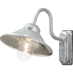 Konstsmide 556-320 Vega galvanized steel wall lamp