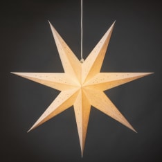 Konstsmide 5922-200 78cm white paper star