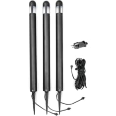 Konstsmide 7452-750 Amalfi musta puutarhaspotti 12V